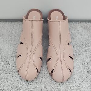 Silent D Slip-On Mule in Blush Pink